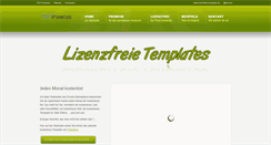 Desktop Screenshot of lizenzfreie-templates.de