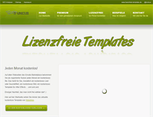 Tablet Screenshot of lizenzfreie-templates.de